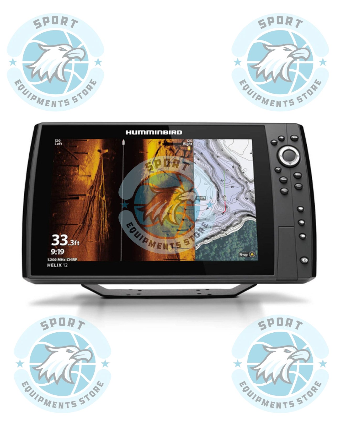 New Humminbird HELIX 12 CHIRP MEGA SI Plus GPS G4N