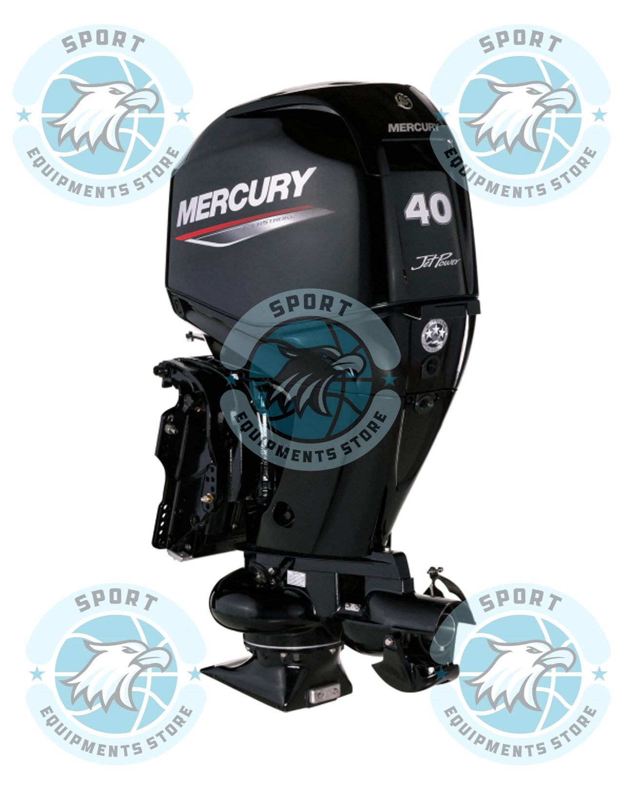 New Mercury 40hp 4 Stroke Jet Outboard Engine 40ELPT