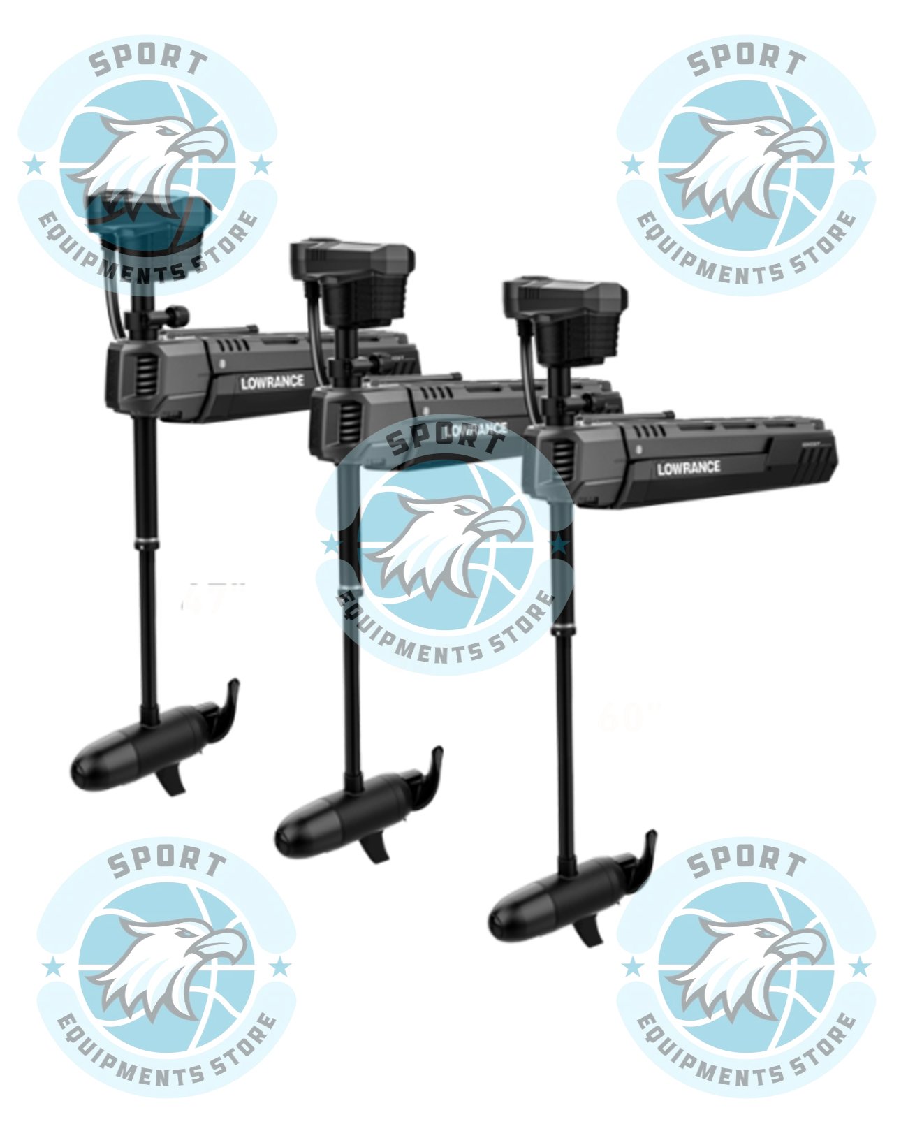 New lowrance ghost trolling motor w/tmr-1 remote - 60" - Image 2