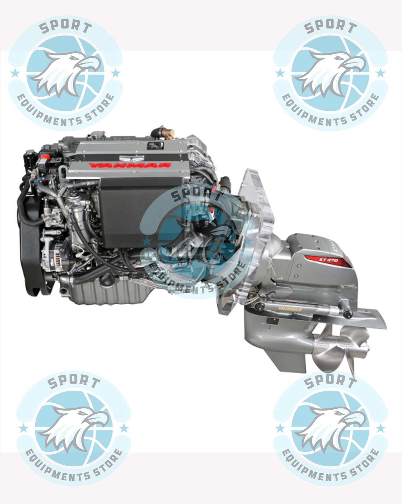 New Yanmar 4LV250 (Z) 250HP Inboard Diesel Engine - Image 3