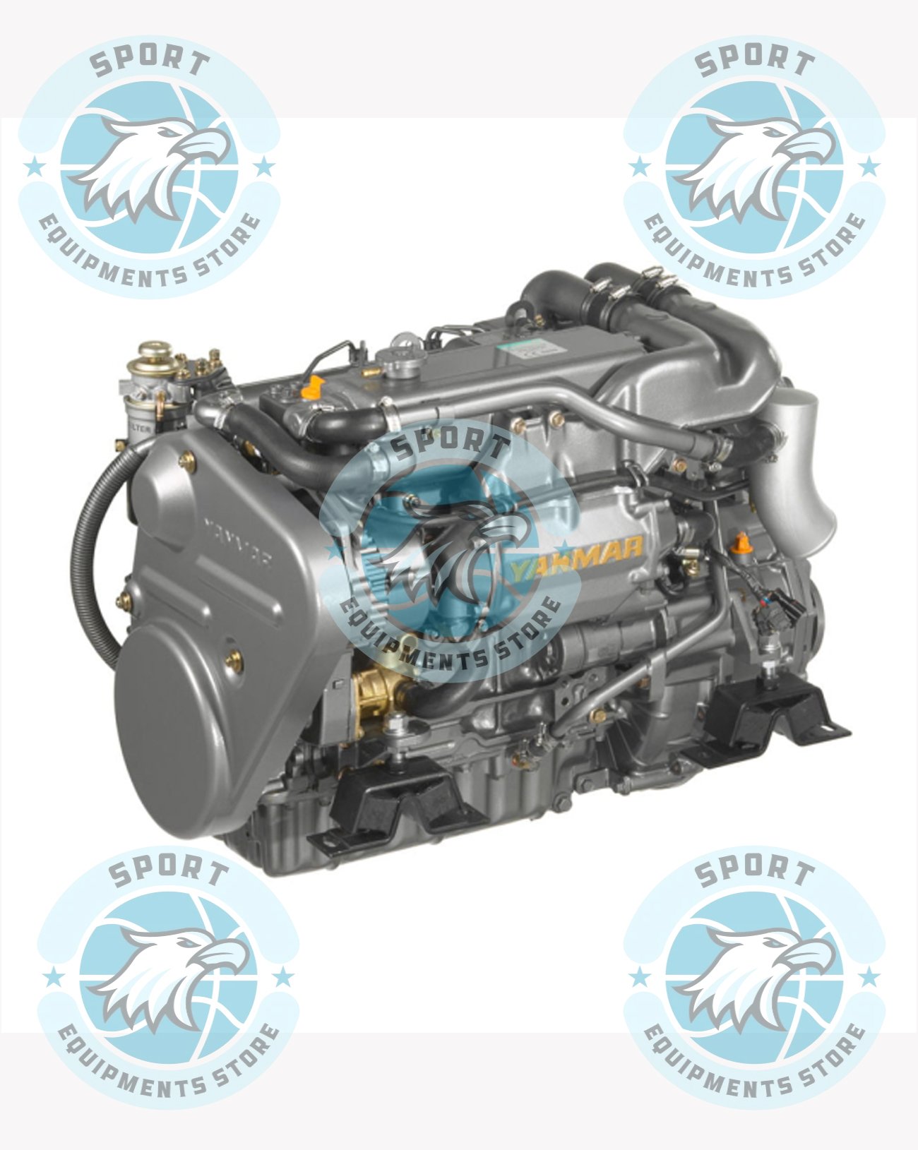 New Yanmar 4JH4-HTE 110HP Inboard Diesel Engine