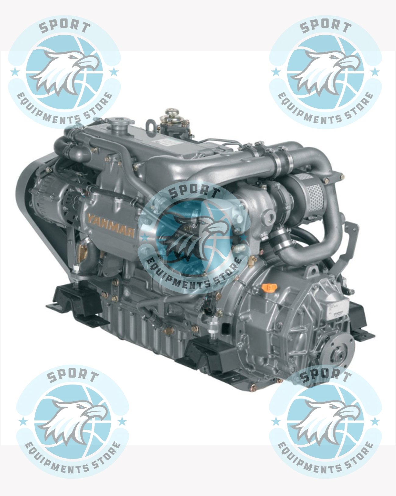 New Yanmar 4JH4-HTE 110HP Inboard Diesel Engine - Image 2