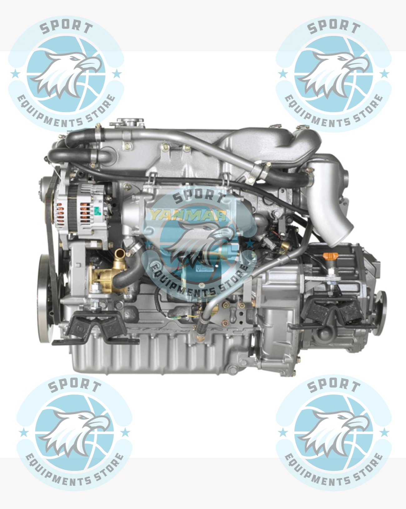 New Yanmar 4JH3-DTE 125HP Inboard Diesel Engine - Image 2