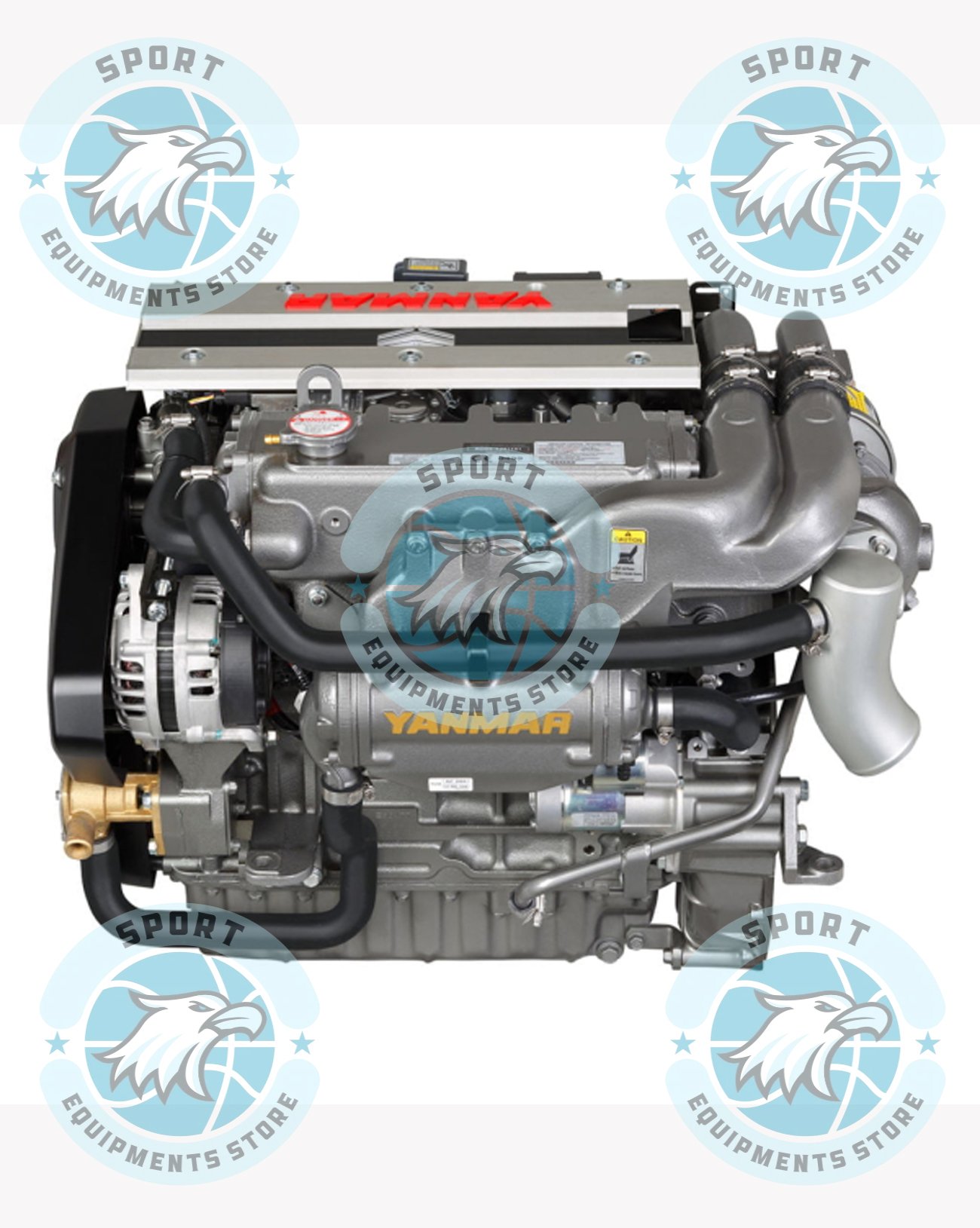 New Yanmar 4JH57 57HP Inboard Diesel Engine - Image 3