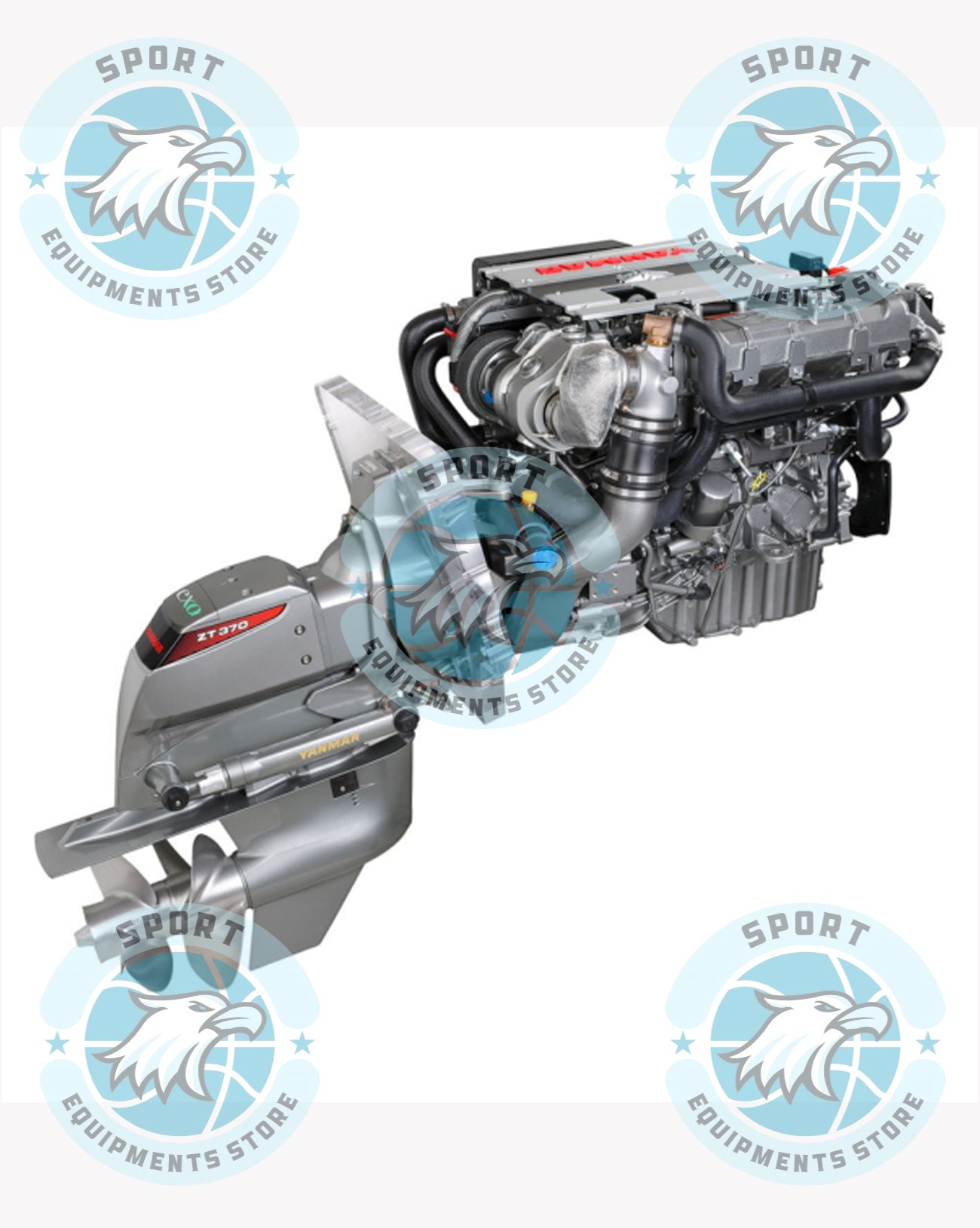 New Yanmar 4LV150 (Z) 150HP Inboard Diesel Engine - Image 2