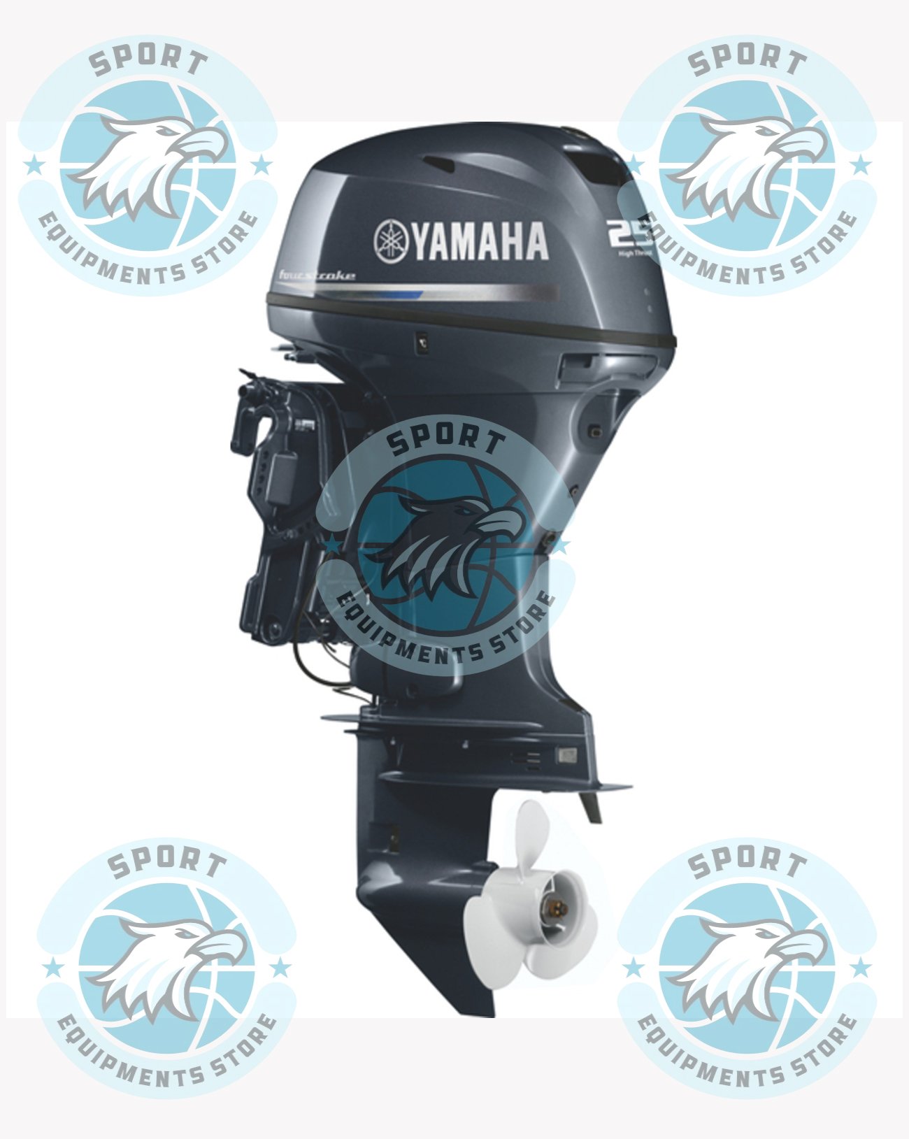 New Yamaha High Thrust T25LWTC 25HP 4 Stroke Long Shaft