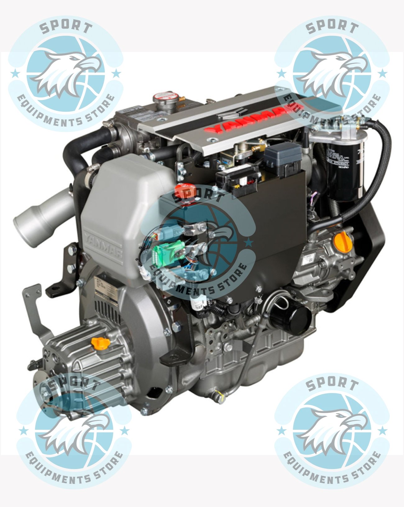 New Yanmar 3JH40 40HP Smallest CR Inboard Diesel Engine