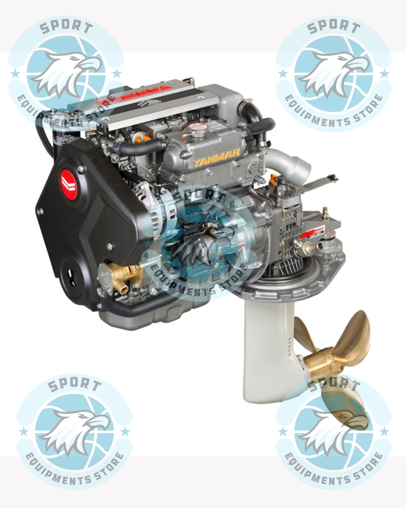 New Yanmar 3JH40 40HP Smallest CR Inboard Diesel Engine - Image 2