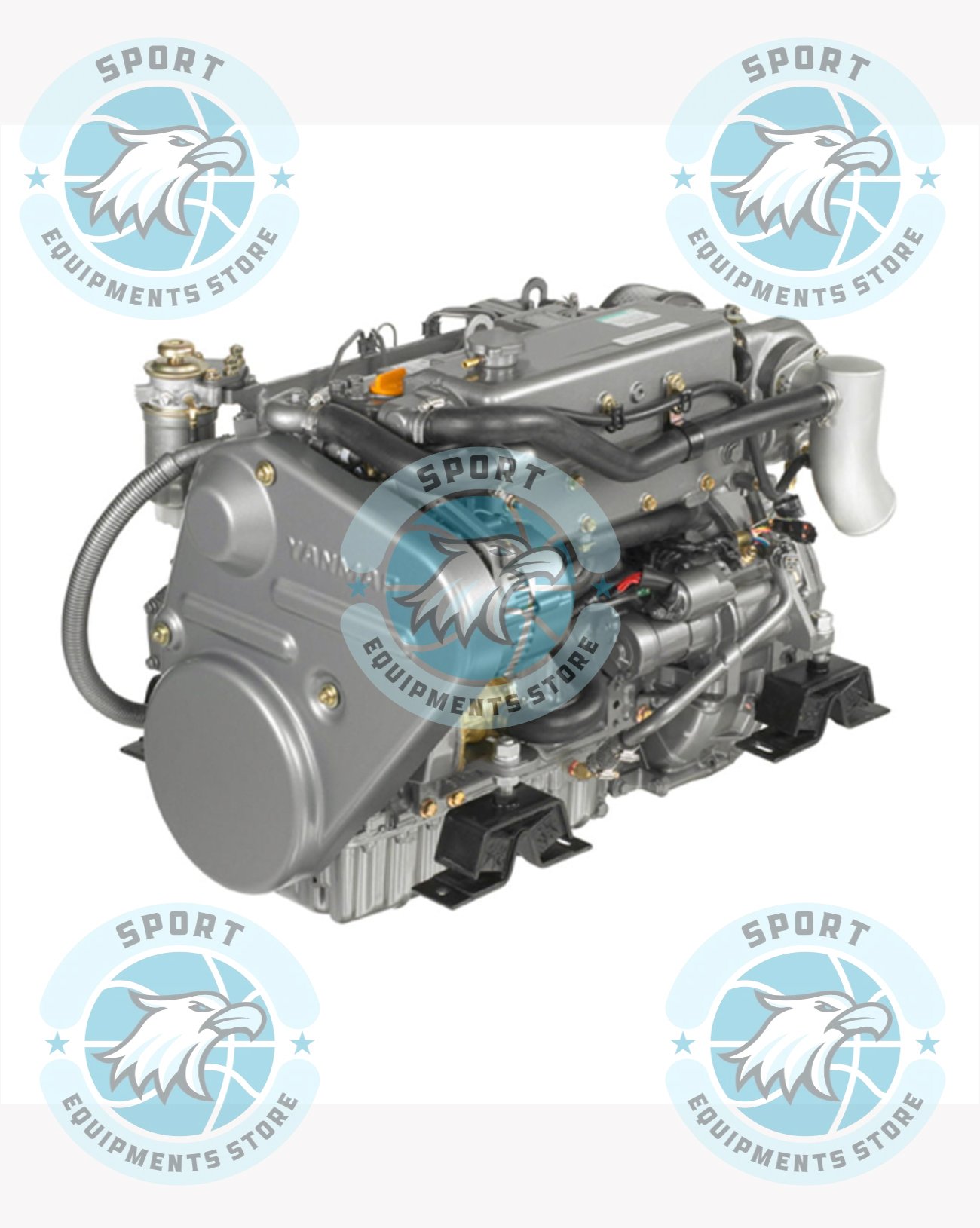 New Yanmar 4JH4-TE 75HP Inboard Diesel Engine