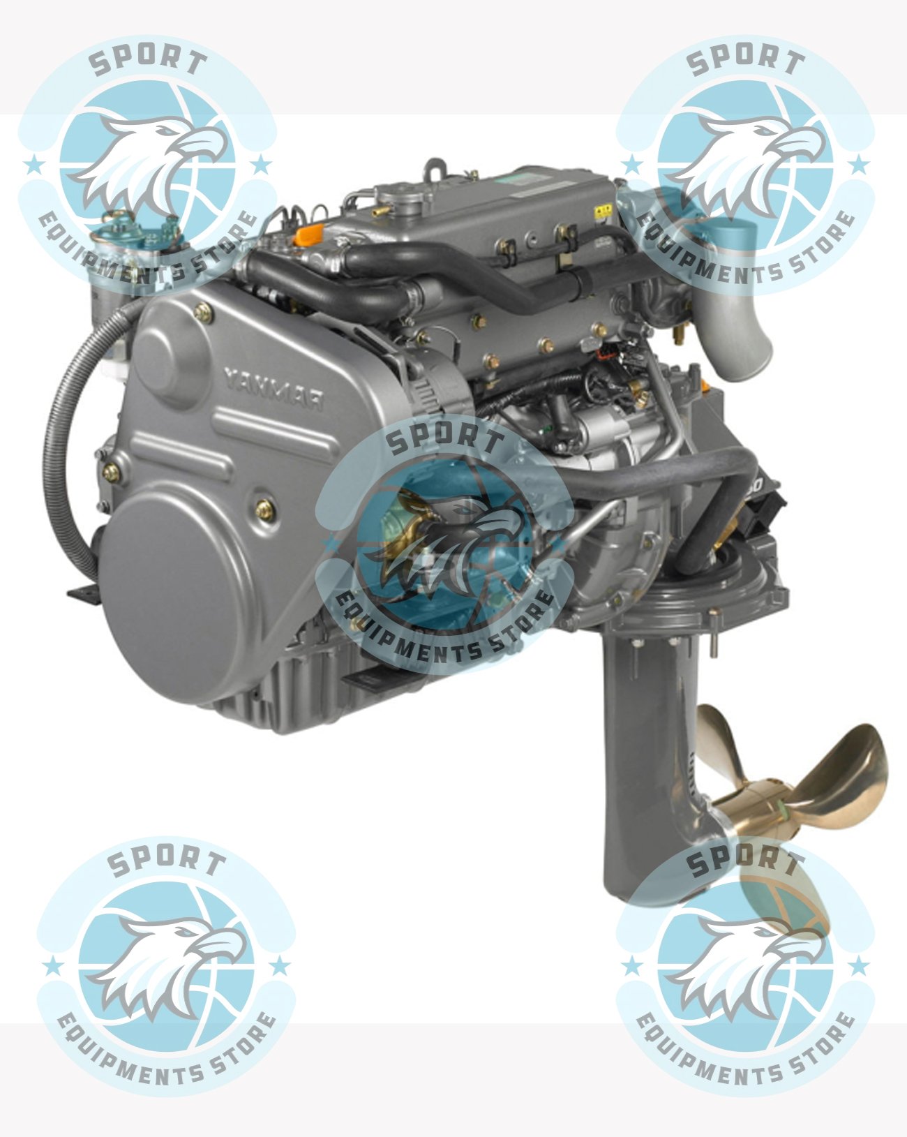 New Yanmar 4JH4-TE 75HP Inboard Diesel Engine - Image 2
