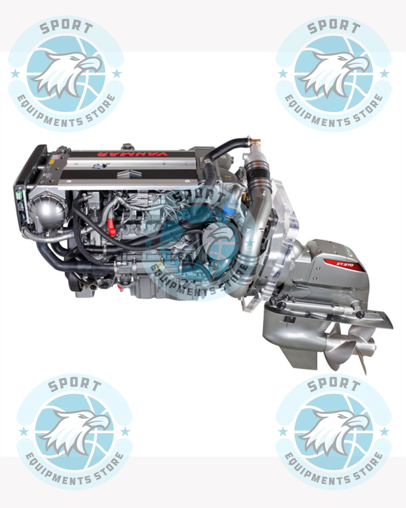 New Yanmar 8LV320 (Z) 320HP Inboard Diesel Engine - Image 3