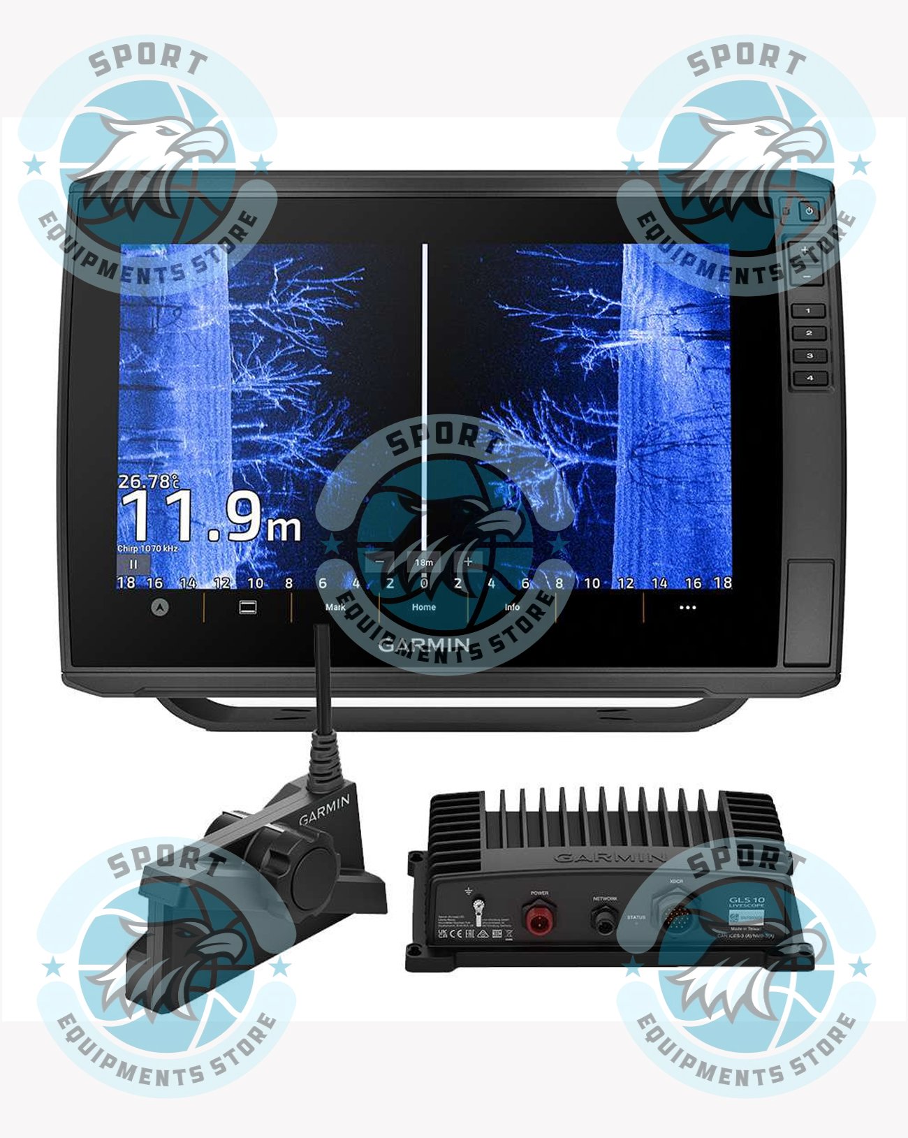 Garmin ECHOMAP Ultra 2 122sv with LVS34 LiveScope Plus