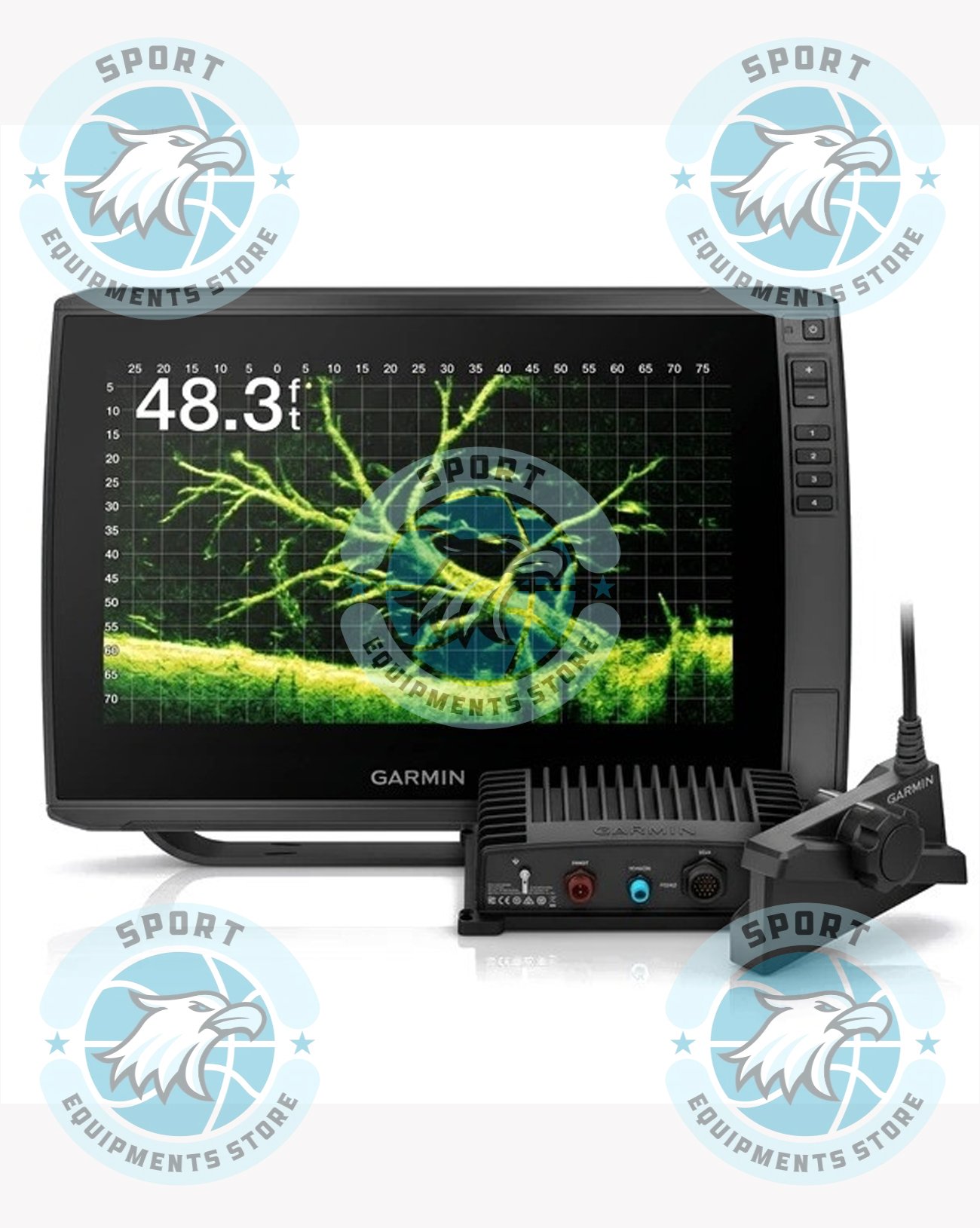 Garmin ECHOMAP Ultra 2 126sv LiveScope Plus LVS34 Bundle