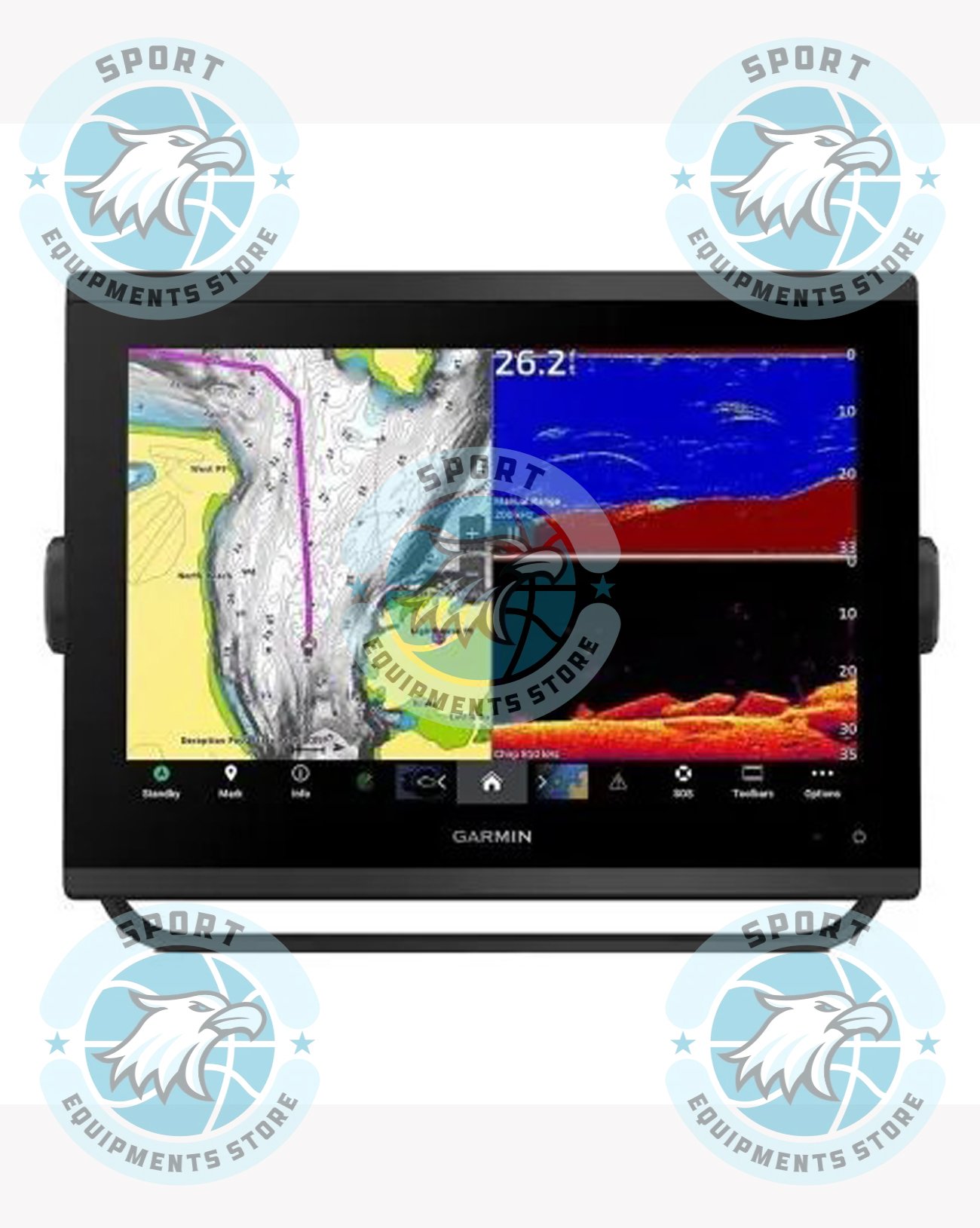 Garmin Gpsmap 1243xsv Combo Gps/Fishfinder Gn+