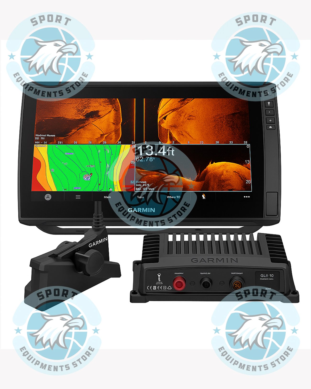 Garmin ECHOMAP Ultra 2 166sv with LVS34 LiveScope Plus