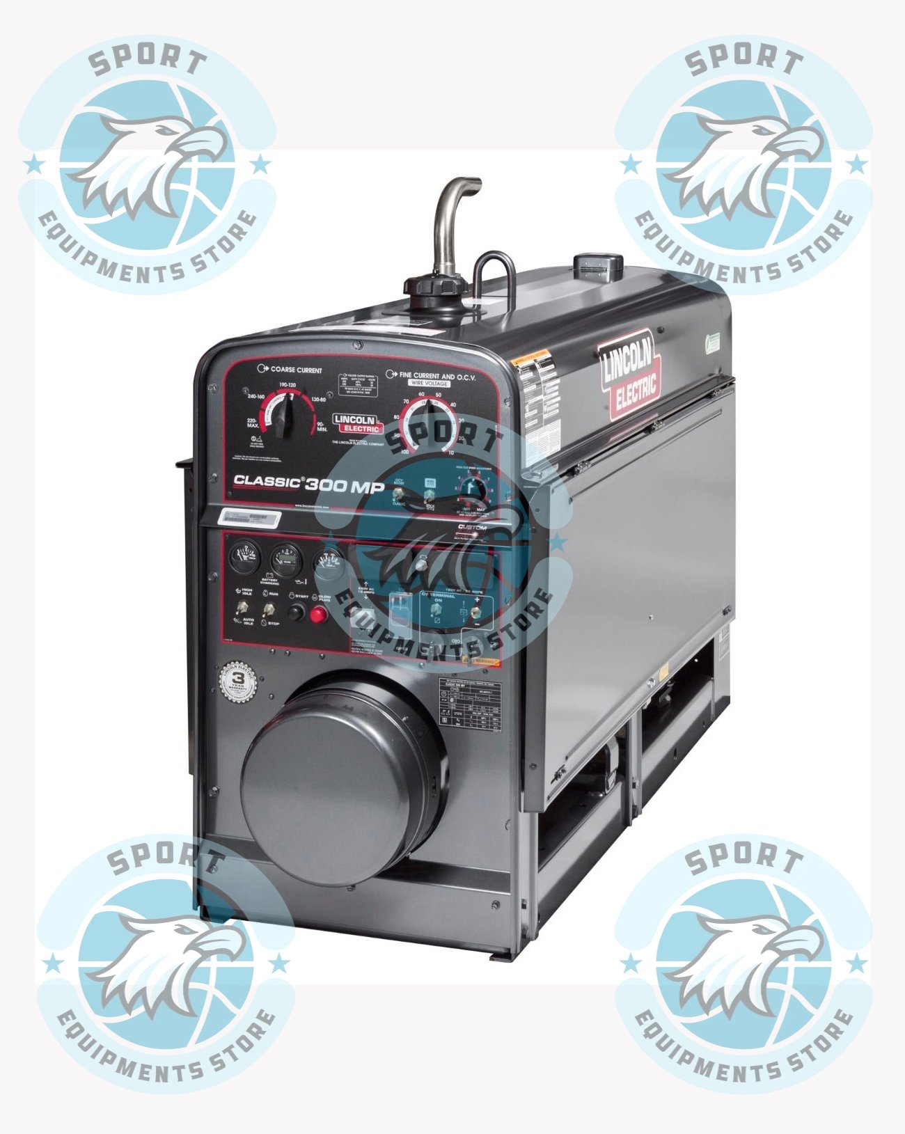 300 MP PERKINS CC/CV WELDER GENERATOR