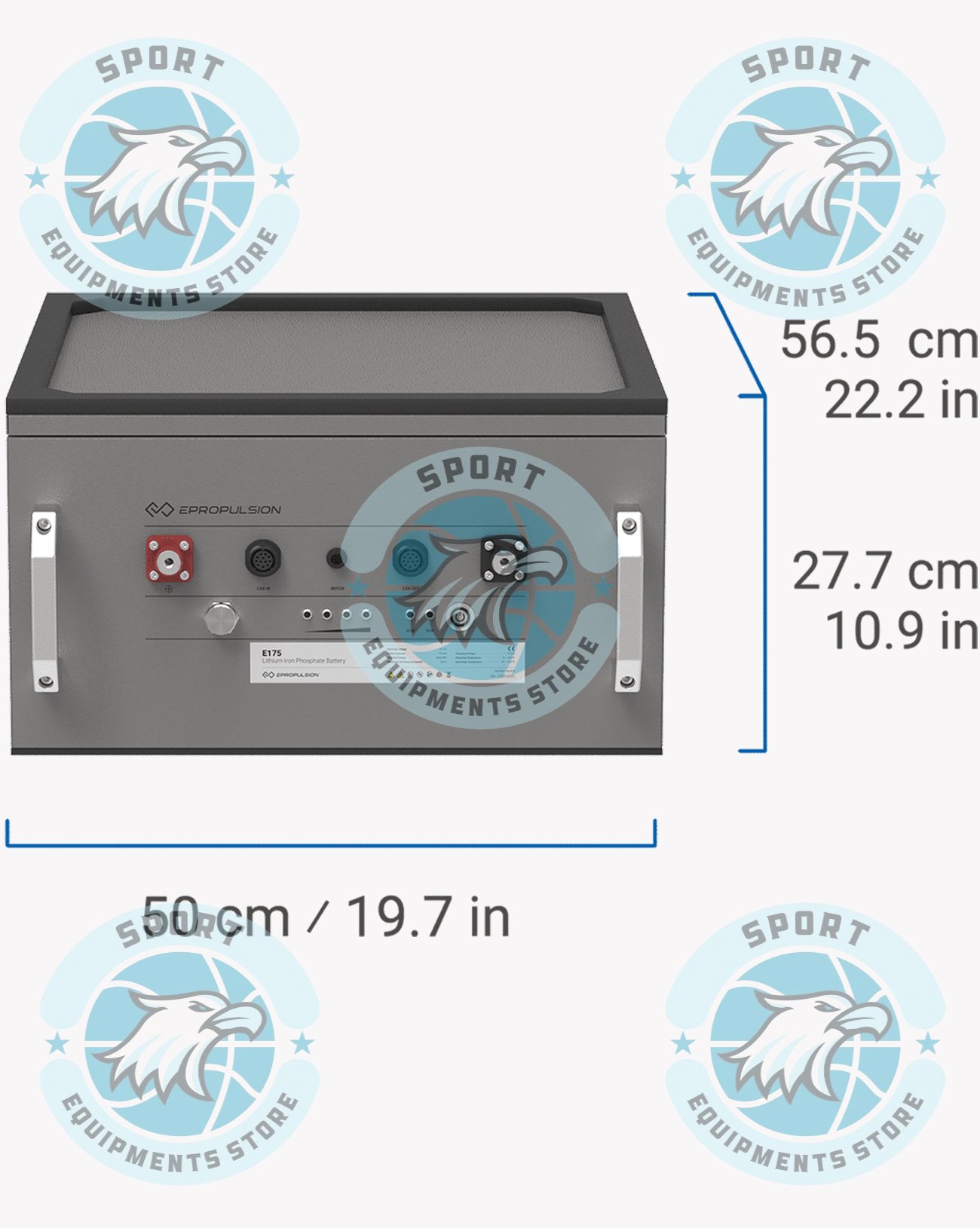 Epropulsion E175 8960 WH 48V E-Series Lithium Battery - Image 2